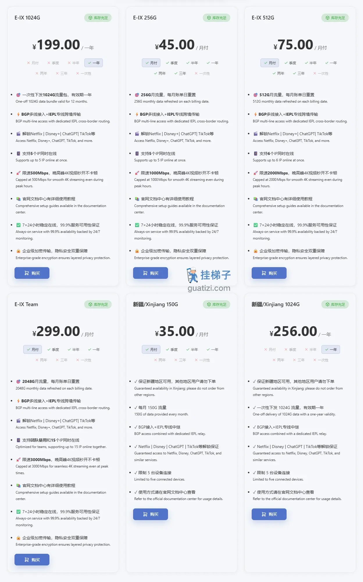 EIX Cloud 订阅价格表 EIX Cloud 订阅价格表
