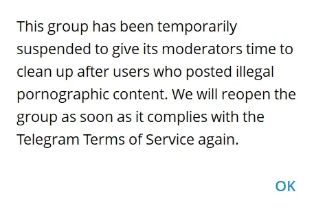 一分机场telegram群被封了 一分机场telegram群被封了